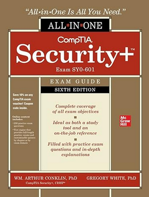 image of CompTIA Security+ All in One book